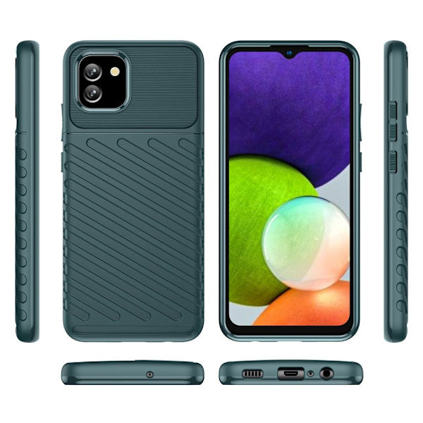 Thunder Samsung Galaxy A03 Suojakotelo - Vihreä Green