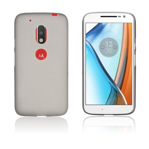 Wulff TPU-skal för Motorola Moto G4/G4 Plus - Grå Silvergrå