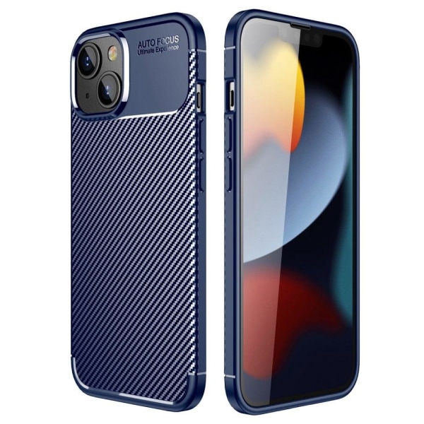 Carbon Shield iPhone 14 Plus cover - Blå Blue