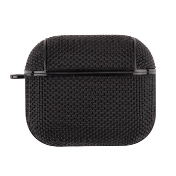 AirPods 3 optimalt beskyttelsesetui i nylon - Sort Black