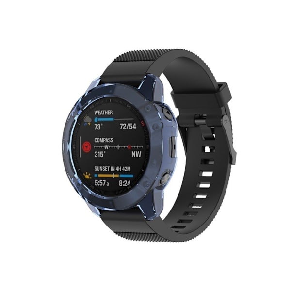Garmin Fenix 6X Pro klar ramme - Blå Blue