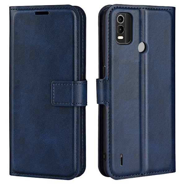 Lompakko Nahkakotelo For Nokia C21 Plus - Sininen Blue