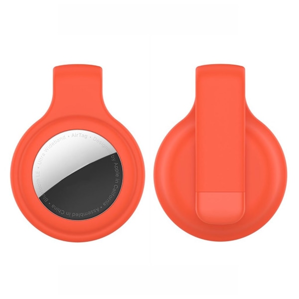AirTags klipsdesignet silikonovertrekk - Rød Red