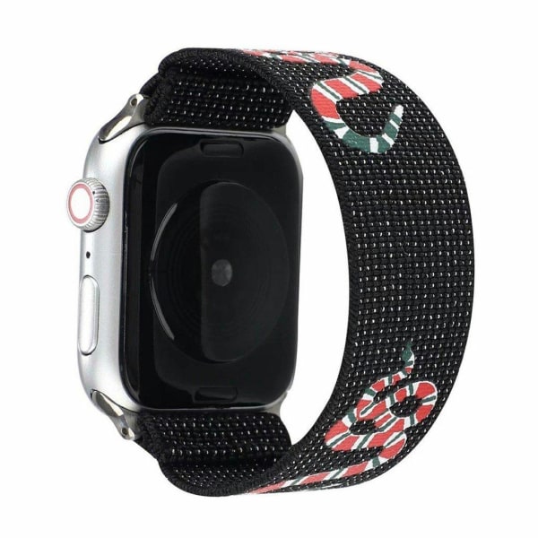 Apple Watch Series 6 / 5 44mm trasa mönster klockarmband - Milk Snake mönster multifärg