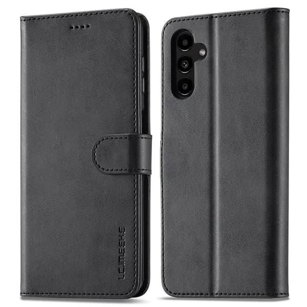 LC.IMEEKE Samsung Galaxy A24 4G Flip Etui - Sort Black