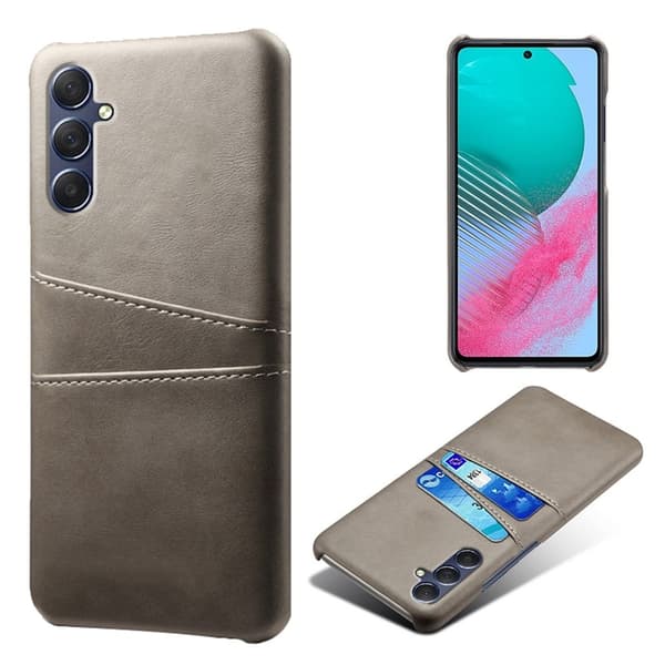 Dual Card Suojakotelo Samsung Galaxy A24 4G - Harmaa Silver grey