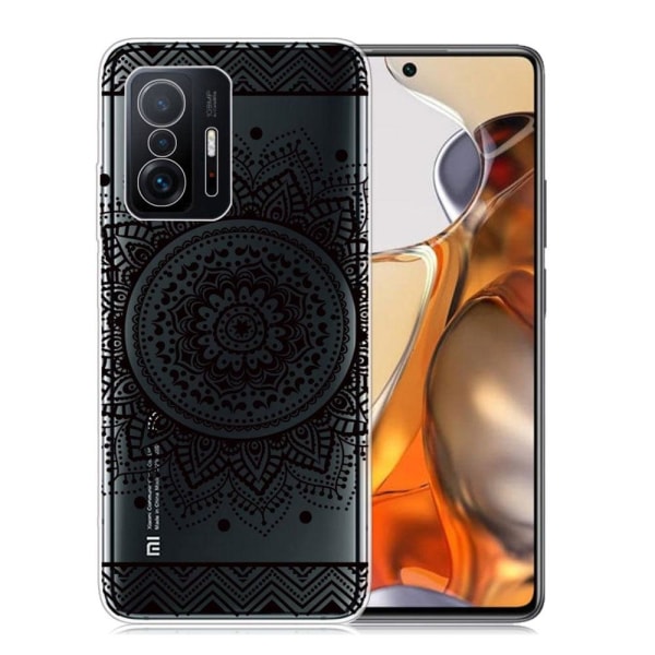 Marble Xiaomi 11T Suojakotelo - Mandala Flower Black