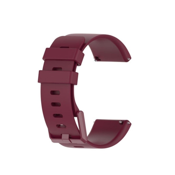 Fitbit Versa 2 / Versa Lite silikon klockarmband - vinröd / Size Röd