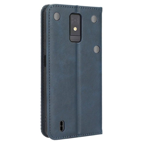 Bofink Vintage ZTE Blade A32 Nahkakotelo - Sininen Blue