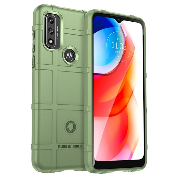 Rugged Shield Motorola Moto G Play (2022) cover - Grøn Green