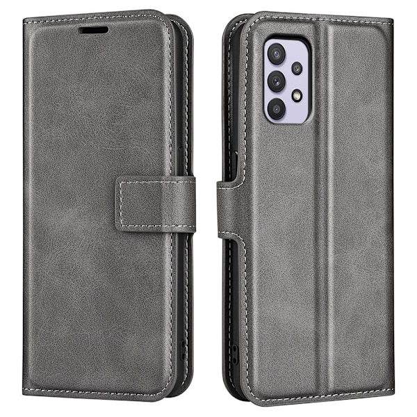 Lompakko Nahkakotelo For Samsung Galaxy A53 5G - Harmaa Silver grey