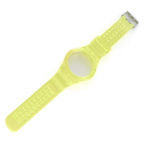Huawei Watch GT 2 46mm transparent TPU watch strap - Yellowgreen Grön