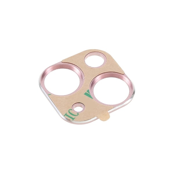 2Pcs iPhone 13 Mini / 13 alumiiniseos + karkaistua lasia kameran linssin suojus - Ruusukulta Pink