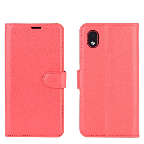 Klassisk Samsung Galaxy M01 Core flip etui - Rød Red