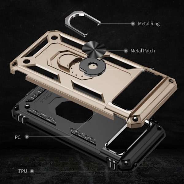 Bofink Combat Google Pixel 8 Pro skal - Guld Guld