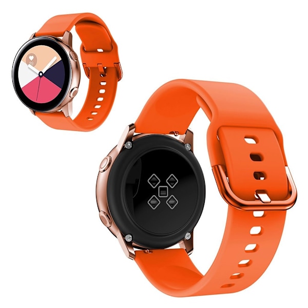 20mm Universal silicone watch band - Orange Orange