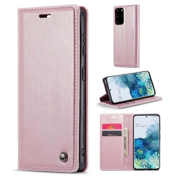 CaseMe Samsung Galaxy S20 Plus Smooth Etui - Lyserød Pink