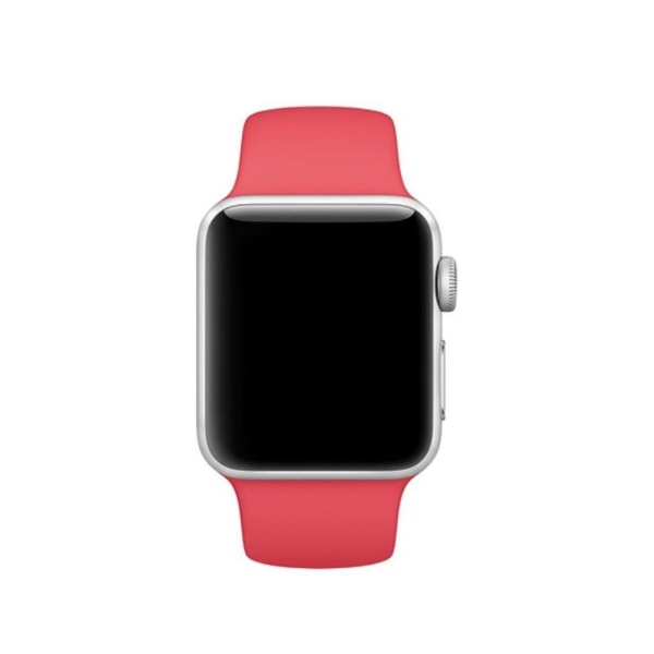 Apple Watch Series 4 40mm fleksibel silikone Urrem - Lys Red Red