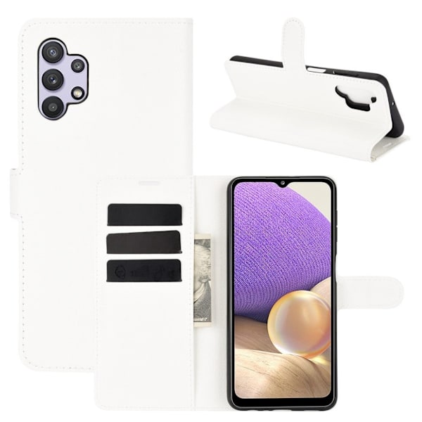 Classic Samsung Galaxy A32 Flip Etui - Hvid White