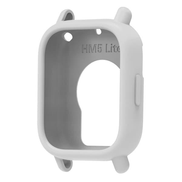 Xiaomi Redmi Watch 5 Lite Watch Case Pehmeä silikoni kellon kansi - Harmaa Silver grey