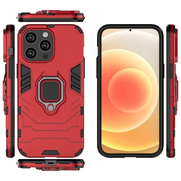 Ring Guard - iPhone 14 Pro Max - Punainen Red