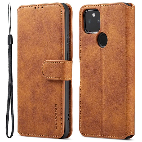 DG.Ming Google Pixel 5a Retro Etui - Brun Brown