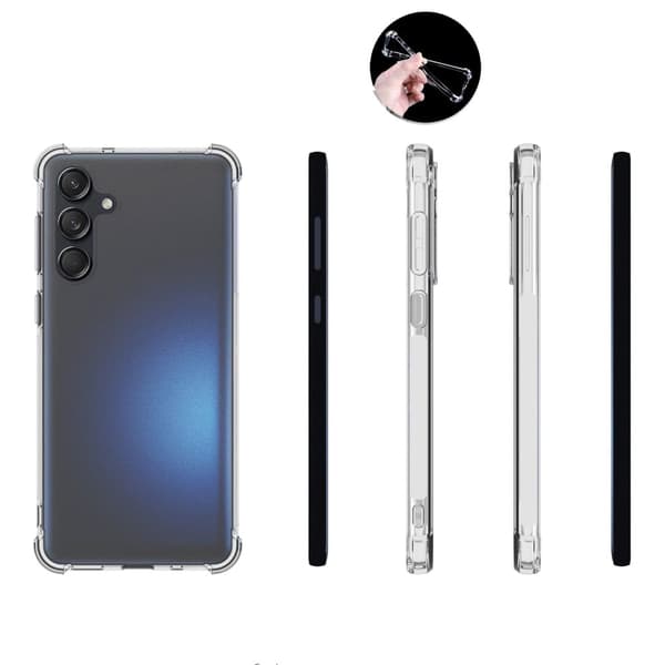 Lux-Case Airbag-deksel for Samsung Galaxy M55 Transparent