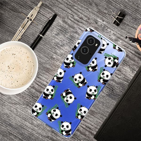 Deco OnePlus 9 Pro Etui - Pandaer og Bambus Black