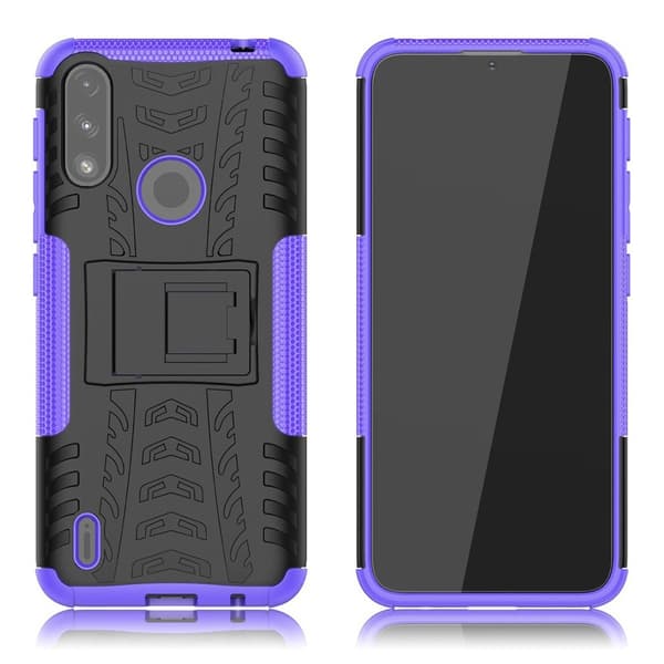 Offroad Motorola Moto E7 Power skal - Lila Lila