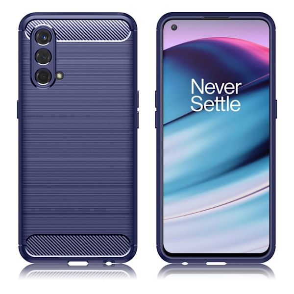 Carbon Flex Suojakotelo OnePlus Nord CE 5G - Sininen Blue