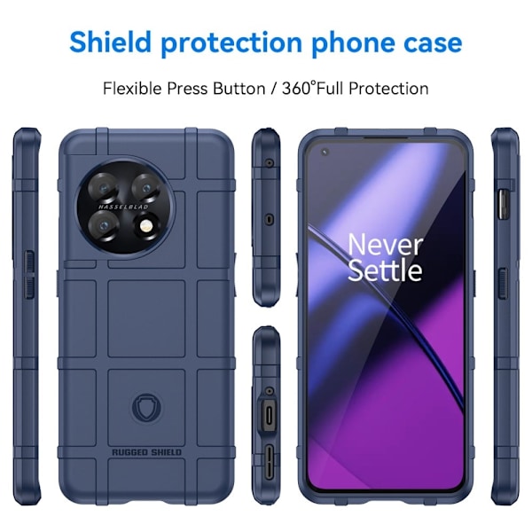 Rugged Shield Fodral OnePlus 11 - Blå Blå