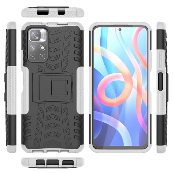 Offroad Suojakotelo Xiaomi Redmi Note 11 / Poco M4 Pro 5g - Valkoinen White