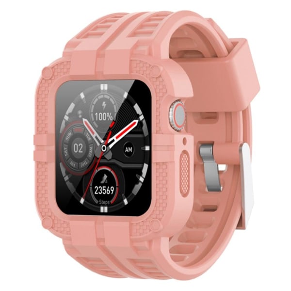 Apple Watch Series 8 (45mm) / Watch Ultra armour style silicone Rosa
