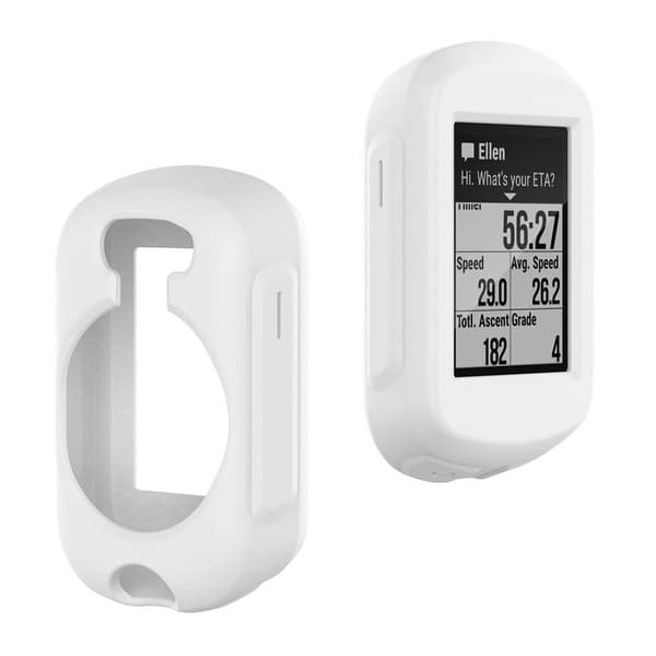 Garmin Edge 830 hållbart silikonfodral - Vit Vit