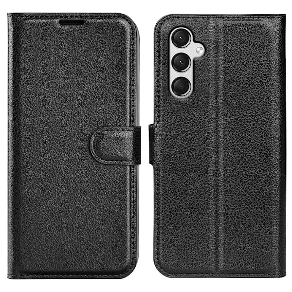 Klassisk Samsung Galaxy A25 Flip Etui - Sort Black