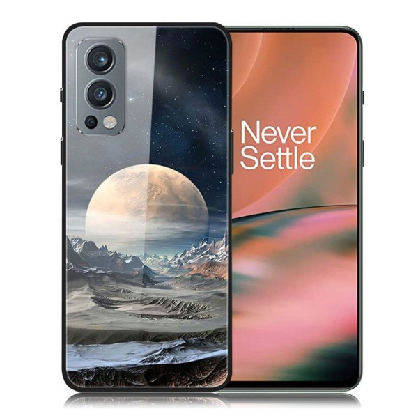 Fantasy OnePlus Nord 2 5G Suojakuori - White Planet Multicolor