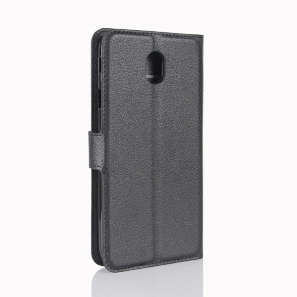 Samsung Galaxy J5 (2017) Lækkert læder etui - Sort Black