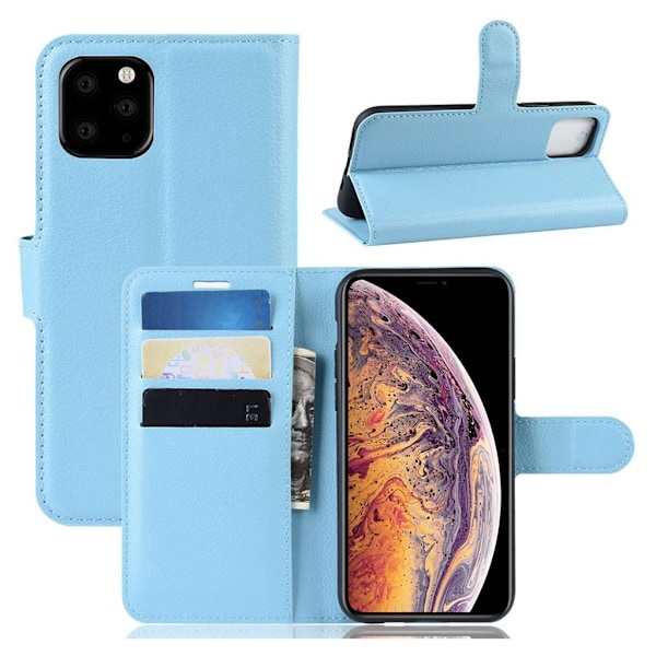 Klassisk iPhone 11 Pro Max flip etui - Blå Blue