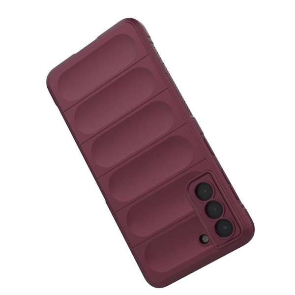 Pehmeä kahva muotoiltu kuori Samsung Galaxy S21 Plus 5G - Viininpunainen Red