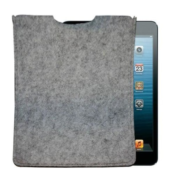 Unnamman (Lysegrå) iPad Air Filt Stofpose Silver grey
