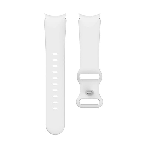 Samsung Galaxy Watch 5 (44mm) / (40mm) / Pro enkelt klockarmband i silikon - Vit Vit