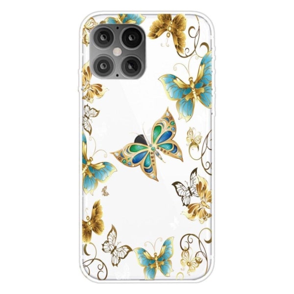Deco iPhone 12 / 12 Pro case - Butterfly Gold