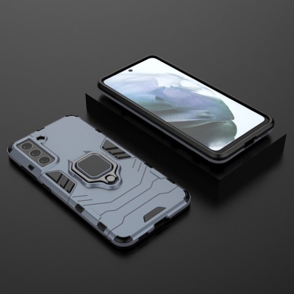 Ring Guard Suojakotelo Samsung Galaxy S21 FE - Sininen Blue