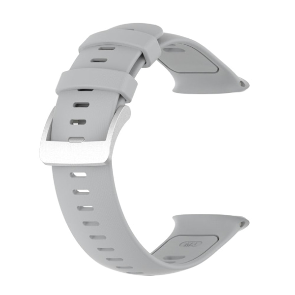 Polar Vantage V2 ensfarvet silikone urrem - Grå Silver grey