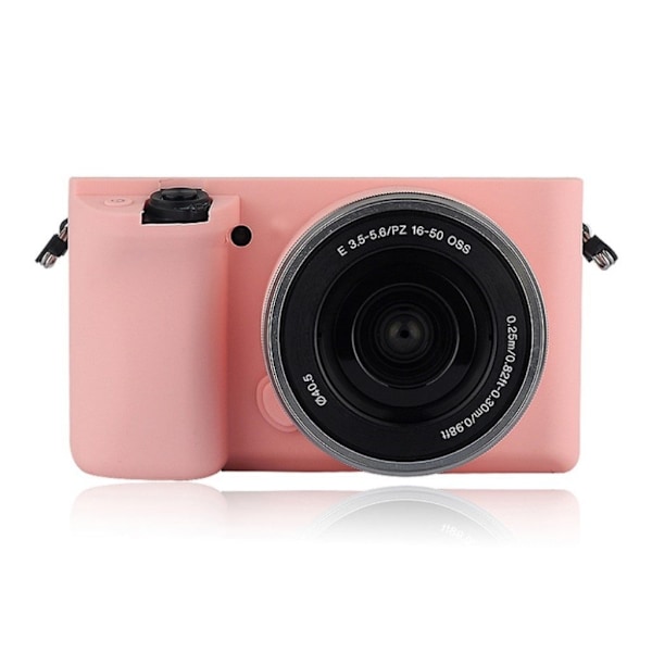 Sony Alpha A6300 ja A6000 tyylikäs kamerakotelo - Vaaleanpunainen Pink