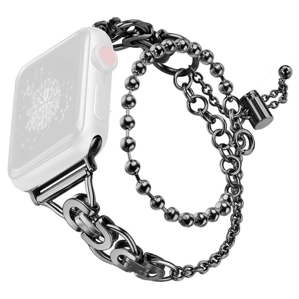 Apple Watch Series 8 (41 mm) urrem i zinklegering med to rækker Black