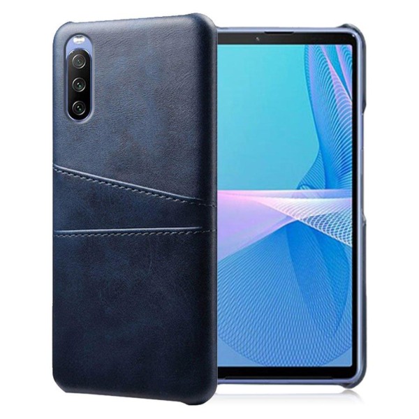 Dual Card Suojakotelo Sony Xperia 10 III - Sininen Blue