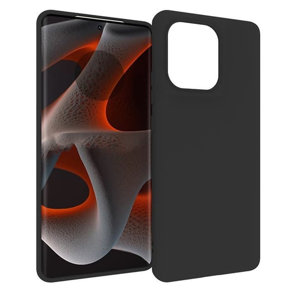 Blødt og mat Motorola Edge 50 Pro cover Black