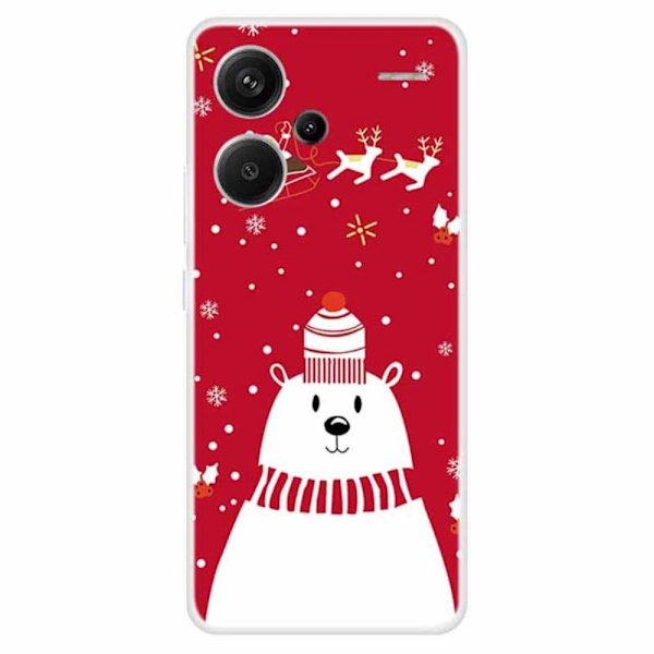 Imagine Xiaomi Redmi Note 13 Pro Plus cover - Isbjørn Red