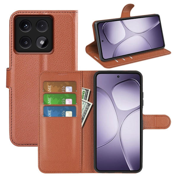 Classic Xiaomi 14T Pro flip etui - Brun Brown